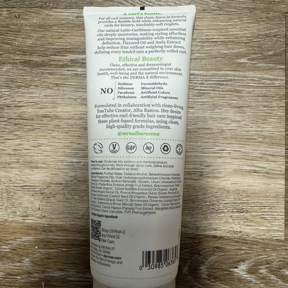 DERMA E Ramos 2-in-1 Defining Curl Cream + Leave-In - Picture 6 of 6